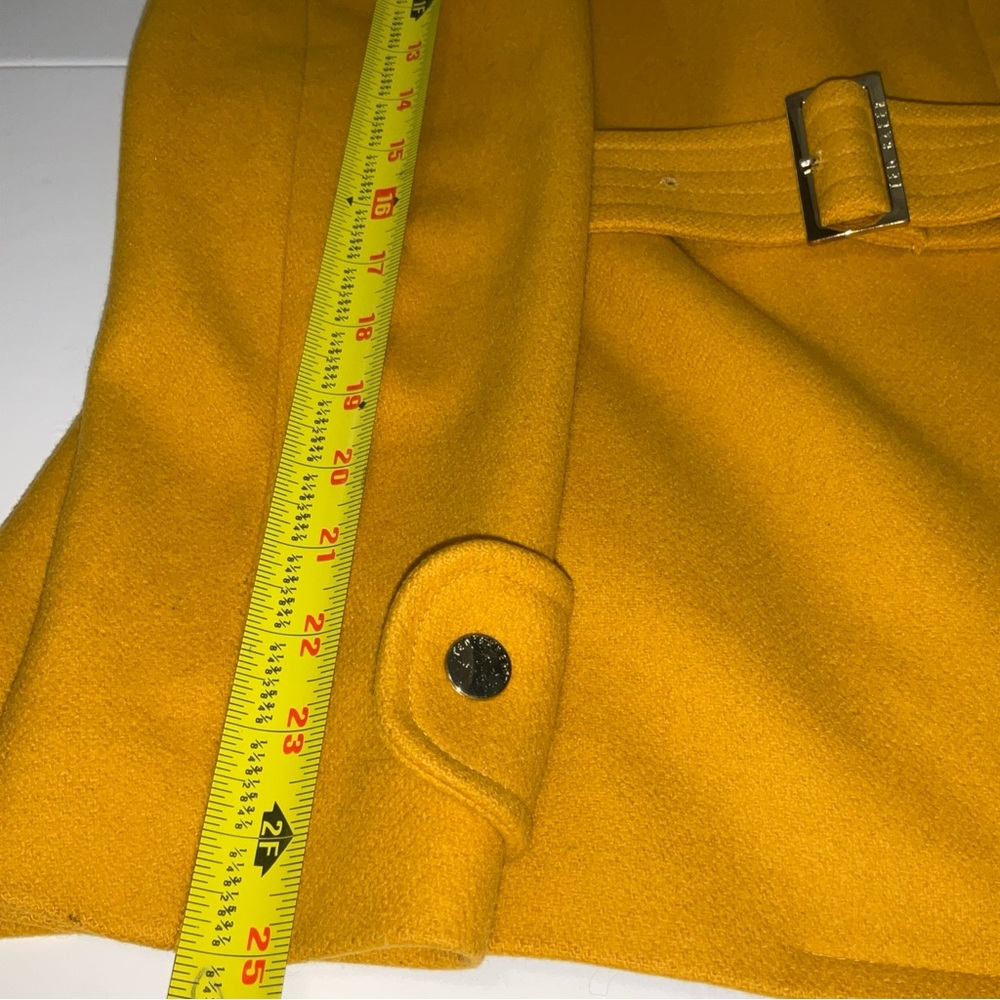 Ted Baker London Beautiful Inside And Out Size 4, Versatile Mustard Pea - Picture 8 of 16